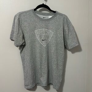 Vintage‎ Nike Grey Dri-Fit Tee Shirt